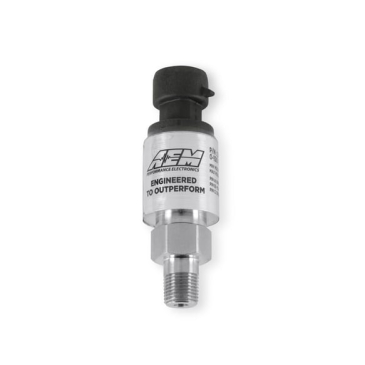 AEM STAINLESS STEEL PSIG SENSORS - 150 PSI - 1/8 In. NPT Male Thread W/ -4 And 3/16 NPT Adapters