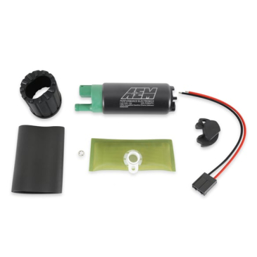 AEM 400LPH E85-COMPATIBLE FUEL PUMP KIT - SINGLE BARB