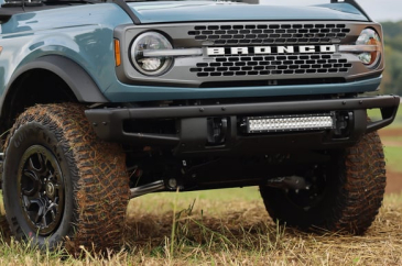 2021 FORD BRONCO STANDARD FRONT BUMPER LED LIGHT MOUNTS FOR 20" BAR