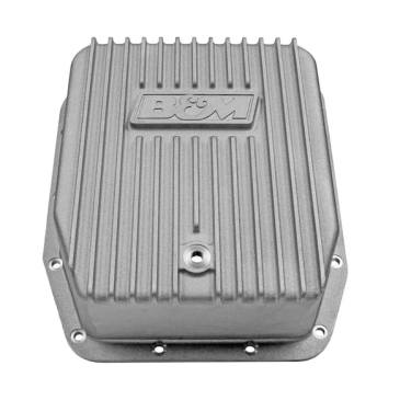 B&M HI-TEK DEEP TRANSMISSION PAN - ALUMINUM -  Fits AOD/E & 4R70W