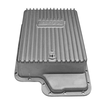 B&M HI-TEK DEEP TRANSMISSION PAN - ALUMINUM (Fits Ford E4OD/4R100)