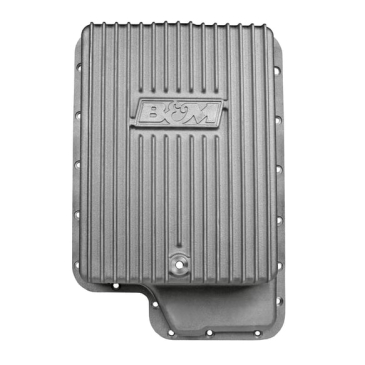 B&M HI-TEK DEEP TRANSMISSION PAN - ALUMINUM (Fits Ford E4OD/4R100)