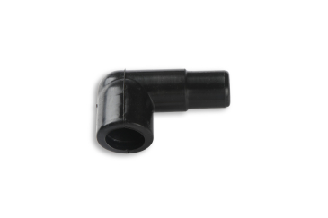 SPARK PLUG WIRE SET- 8MM - BLACK WIRE WITH BLACK STRAIGHT BOOTS