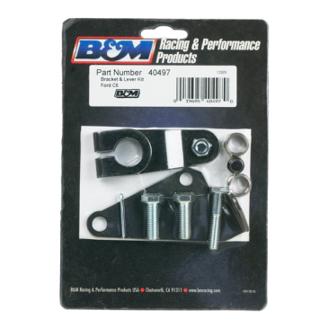 B&M CABLE BRACKET & SHIFT LEVER KIT - FORD