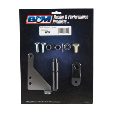 B&M CABLE BRACKET & SHIFT LEVER KIT - FORD 4R70W Automatic Transmissions