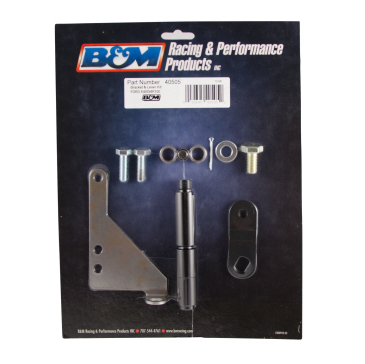B&M CABLE BRACKET & SHIFT LEVER KIT - FORD E40D/4R100 Automatic Transmissions.
