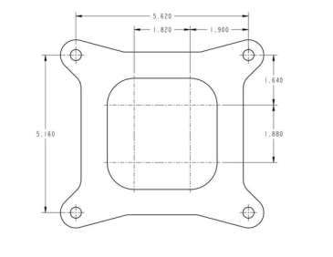850 CFM DOUBLE PUMPER CARBURETOR