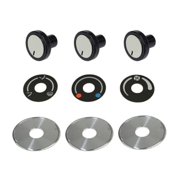 1966-77 FORD BRONCO SUREFIT CONTROL PANEL KNOB UPGRADE KIT