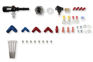 NOS PLATE WET NITROUS SYSTEM 2011-2014 Ford Mustang W/ 5.0L V8 Coyote Engine. Includes 10lb Blue Bottle And 80mm Plate