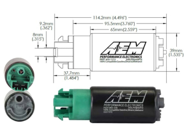 AEM 340LPH E85-COMPATIBLE HIGH FLOW IN-TANK FUEL PUMP
