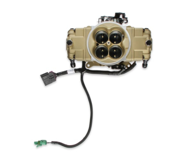 HOLLEY EFI TERMINATOR X STEALTH 4150 THROTTLE BODY - CLASSIC GOLD