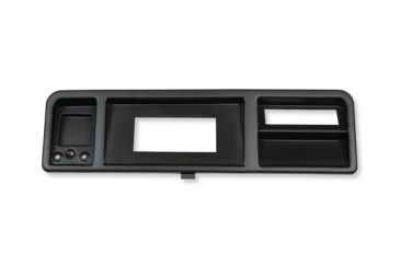 1973-1979 FORD TRUCK HOLLEY DASH BEZELS FOR HOLLEY EFI 6.86" PRO DASHES - BLACK - NO A/C VENTS