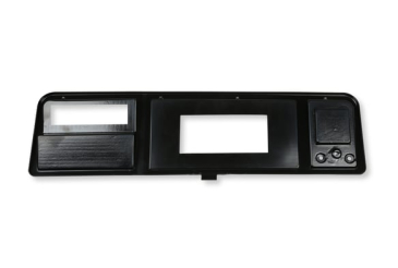 1973-1979 FORD TRUCK HOLLEY DASH BEZELS FOR HOLLEY EFI 6.86" PRO DASHES - BLACK - NO A/C VENTS