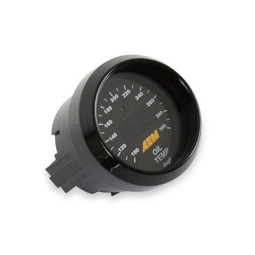 AEM DIGITAL OIL FUEL WATER TEMPERATURE GAUGE /  100-300 Degrees Fahrenheit