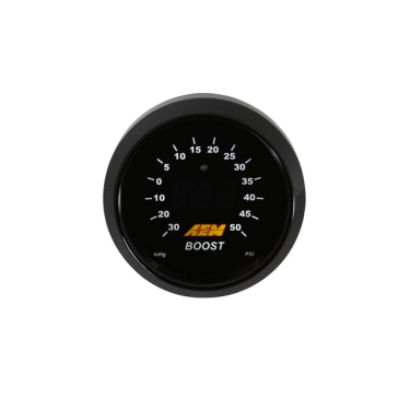 AEM DIGITAL BOOST GAUGE. /  -30 - 50 PSI