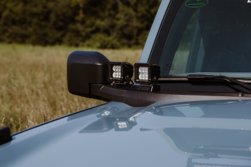 2021+ FORD BRONCO MIRROR LED LIGHT MOUNTS