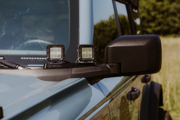 2021+ FORD BRONCO MIRROR LED LIGHT MOUNTS