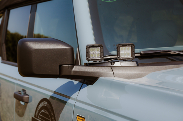 2021+ FORD BRONCO MIRROR LED LIGHT MOUNTS