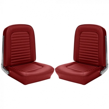 1965 FORD MUSTANG COMPLETE UPHOLSTERY STANDARD SET - FASTBACK (RED) *TMI PRODUCT