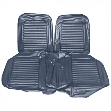 1966 FORD MUSTANG STANDARD FRONT BENCH ONLY UPHOLSTERY - (BLUE) *TMI PRODUCT