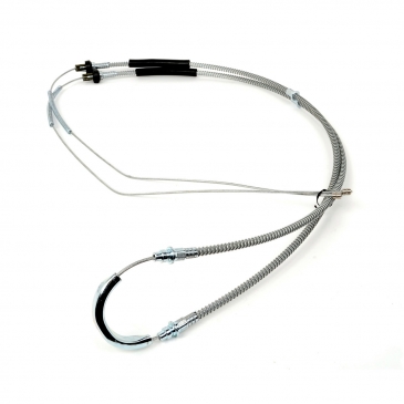 1966 FORD MUSTANG REAR PARKING BRAKE CABLE - 6 OR 8 CYL