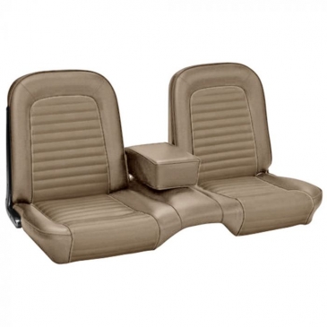 1966 FORD MUSTANG FRONT BENCH ONLY UPHOLSTERY - STANDARD (PARCHMENT) *TMI PRODUCT
