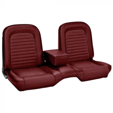 1966 FORD MUSTANG BENCH COMPLETE STANDARD UPHOLSTERY SET - COUPE (RED) *TMI PRODUCT