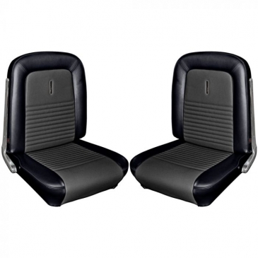 1967 FORD MUSTANG COMPLETE DELUXE UPHOLSTEYR SET WITH COMFORT WEAVE - CONVERTIBLE (BLACK) *TMI PRODUCT