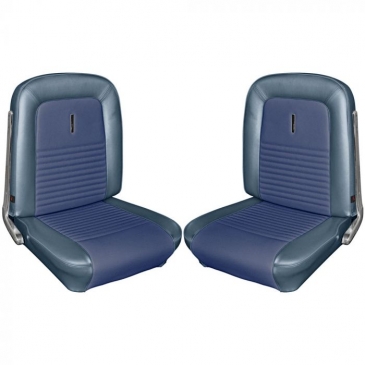 1967 FORD MUSTANG COMPLETE DELUXE UPHOLSTERY SET WITH COMFORT WEAVE - FASTBACK (BLUE) *TMI PRODUCT