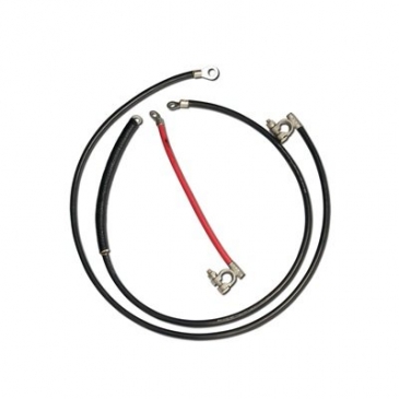 1967 FORD MUSTANG CONCOURS BATTERY CABLE SET