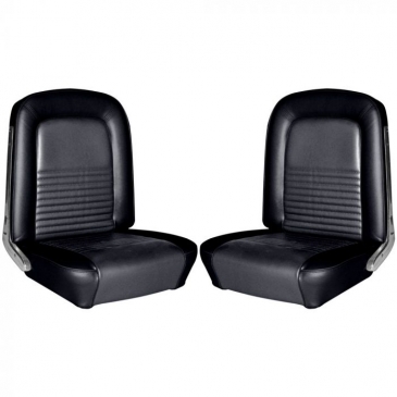 1967 FORD MUSTANG COMPLETE STANDARD/DELUXE UPHOLSTERY SET - FASTBACK (BLACK) *TMI PRODUCT