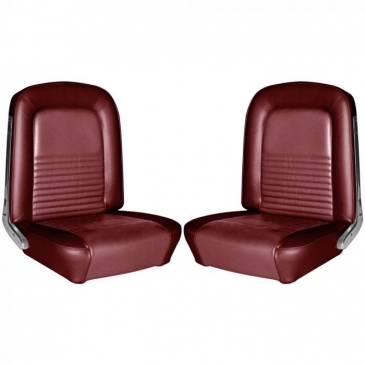 1967 FORD MUSTANG COMPLETE STANDARD/DELUXE UPHOLSTERY SET - FASTBACK (RED) *TMI PRODUCT