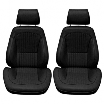 1967 FORD MUSTANG DISTINCTIVE INDUSTRIES DELUXE PROCAR TOURING II SEATS - (PAIR) BLACK