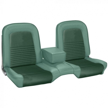 1967 FORD MUSTANG COMPLETE BENCH STANDARD/DELUXE UPHOLSTERY SET - COUPE (TURQUOISE) *TMI PRODUCT