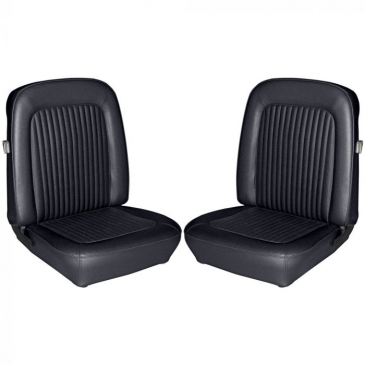1968 FORD MUSTANG STANDARD/DELUXE COMPLETE UPHOLSTERY SET - FASTBACK (BLACK) *TMI PRODUCT