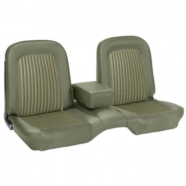 1968 FORD MUSTANG STANDARD/DELUXE FRONT BENCH UPHOLSTERY ONLY - (IVY-GOLD) *TMI PRODUCT