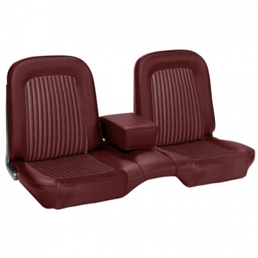 1968 FORD MUSTANG STANDARD/DELUXE BENCH COMPLETE UPHOLSTERY SET - COUPE (MAROON) *TMI PRODUCT