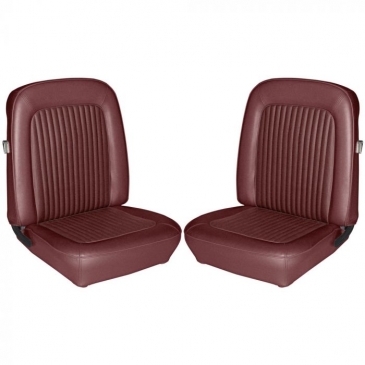 1968 FORD MUSTANG STANDARD/DELUXE COMPLETE UPHOSTERY SET - FASTBACK (MAROON) *TMI PRODUCT