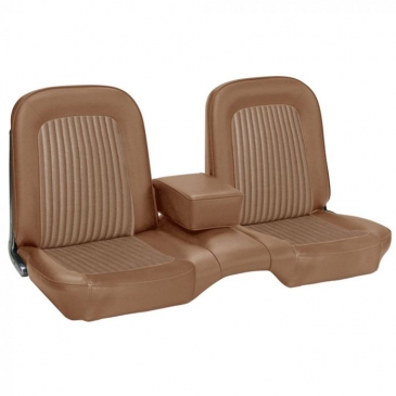 1968 FORD MUSTANG STANDARD/DELUXE FRONT BENCH UPHOLSTERY ONLY - (SADDLE) *TMI PRODUCT