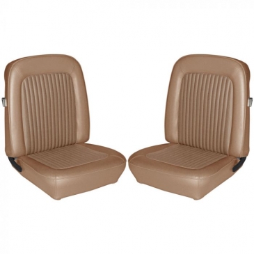1968 FORD MUSTANG STANDARD/DELUXE COMPLETE UPHOLSTERY SET - CONVERTIBLE (SADDLE) *TMI PRODUCT