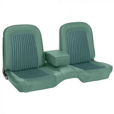 1968 FORD MUSTANG STANDARD/DELUXE FRONT BENCH UPHOLSTERY ONLY - (TURQUOISE) *TMI PRODUCT