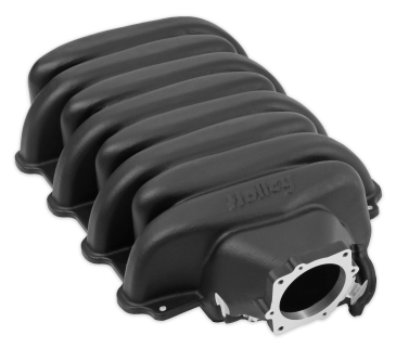 HOLLEY LOW-PROFILE INTAKE MANIFOLD - GODZILLA - BLACK POWDERCOAT