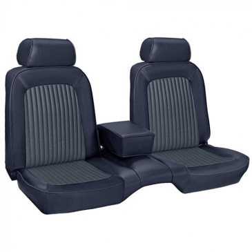 1969 FORD MUSTANG FRONT BENCH ONLY - (BLUE)
