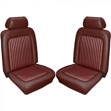 1969 FORD MUSTANG STANDARD COMPLETE UPHOLSTERY - CONVERTIBLE (DARK-RED)