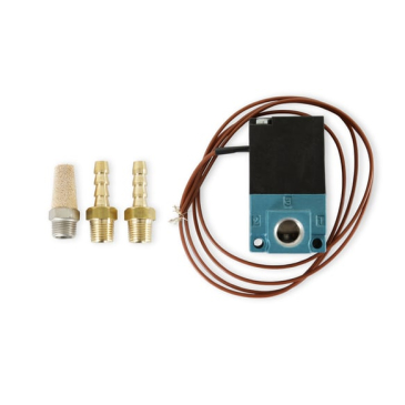 AEM BOOST CONTROL SOLENOID KIT /  2 x 1/8 in. NPT to 3/16 in. Barb Adapter and Muffler