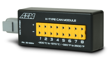 AEM CHANNEL K-TYPE THERMOCOUPLE EGT/TEMPERATURE SENSOR MODULE