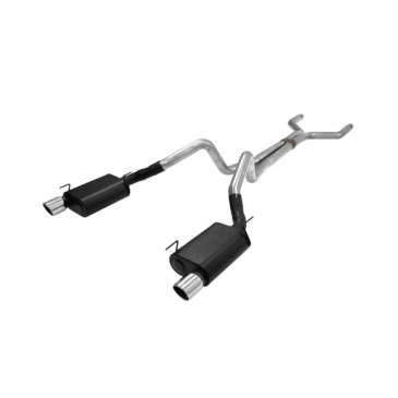 2005-10 FORD MUSTANG GT, GT500, CALIFORNIA SPECIAL Or CONVERTIBLE W/ 4.6L Or 5.4L Engine FLOWMASTER AMERICAN THUNDER CAT-BACK EXHAUST SYSTEM