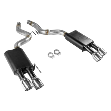 2018-23 FORD MUSTANG GT 5.0L WITHOUT FACTORY ACTIVE PERFORMANCE EXHAUST VALVES FLOWMASTER AMERICAN THUNDER AXLE-BACK EXHAUST SYSTEM