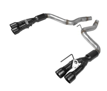 2018-23 FORD MUSTANG GT 5.0L WITH FACTORY ACTIVE PERFORMANCE EXHAUST VALVES FLOWMASTER OUTLAW AXLE-BACK EXHAUST SYSTEM
