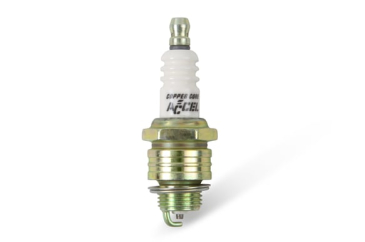 ACCEL HP COPPER SPARK PLUG - SHORTY / 14mm Thread - .375 in Reach - Gasket Seat - 8 Pack of 0437S